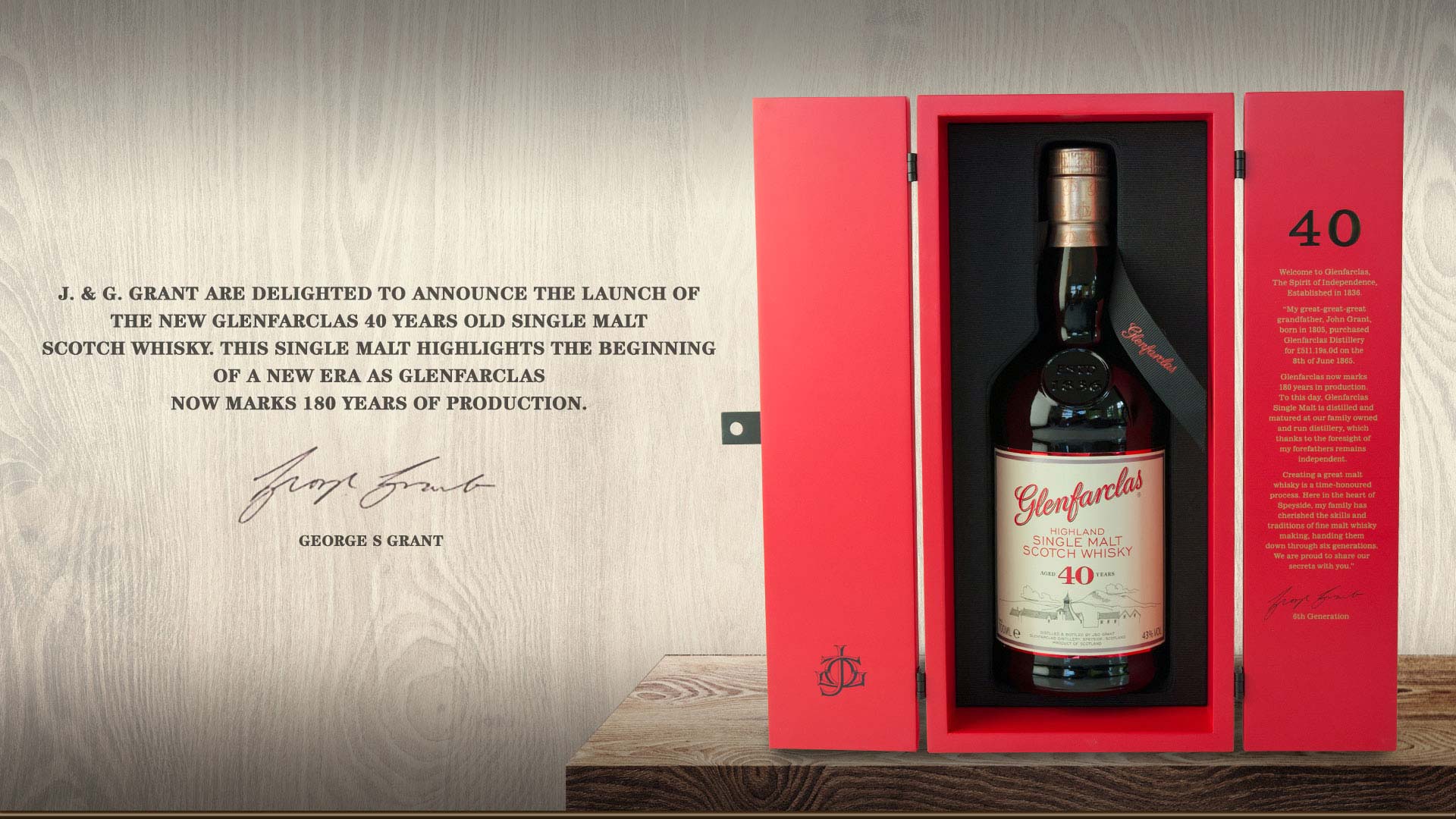 40 Year Old Whisky - Glenfarclas